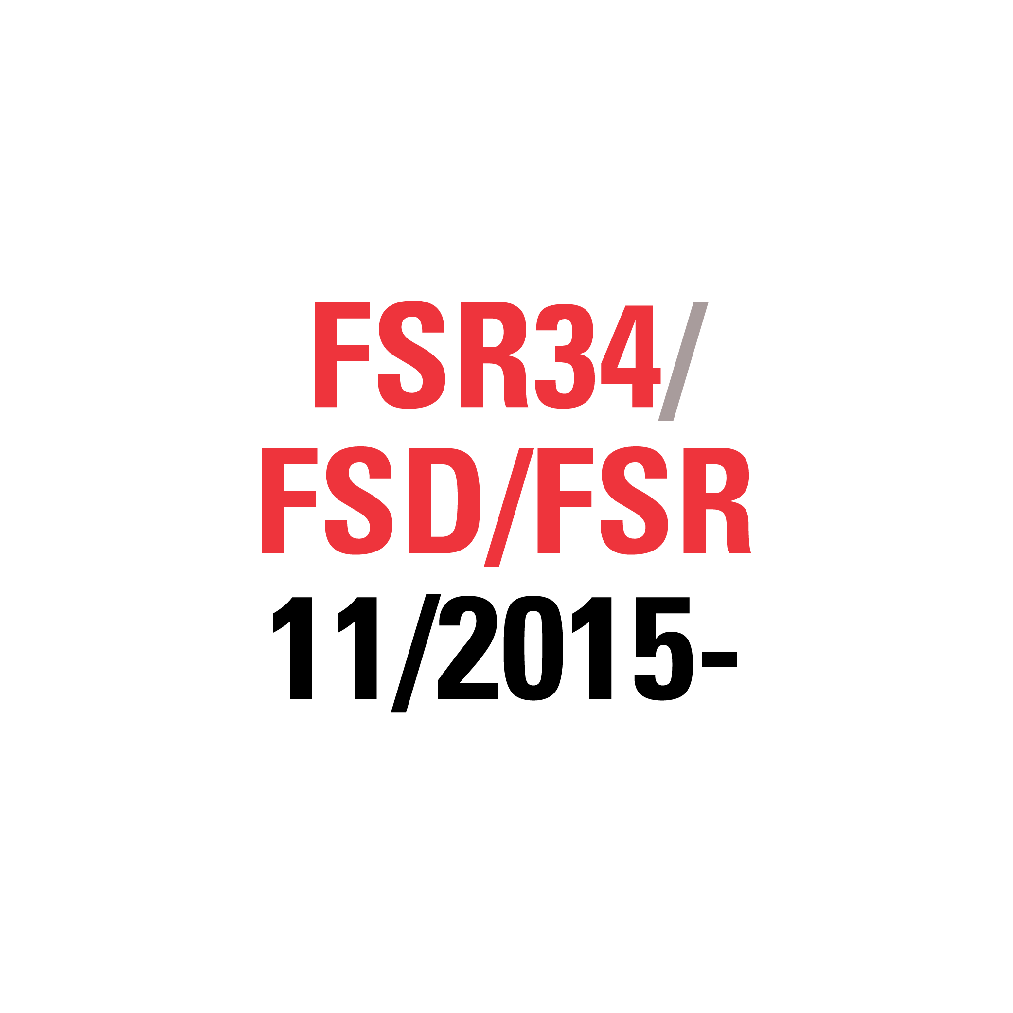 FSR34 FSD/FSR 11/2015-